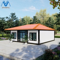 Villa de luxe modulaire moderne à 4 chambres, isolée thermiquement, à faible encombrement, pour appartement ou chalet préfabriqué – Prix abordable