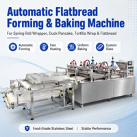 Machine à former et à cuire automatiquement le pain pita, les tortillas, les chapatis et les pains plats, avec moules personnalisés, nouvelle génération à base de farine