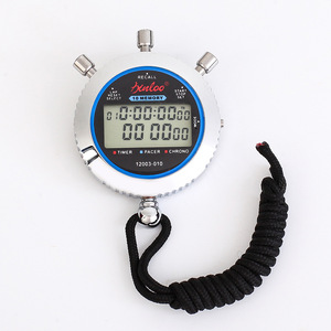 12003 professionale 10 giri di memoria <span class=keywords><strong>cronometro</strong></span> digitale per sport in acciaio inossidabile <span class=keywords><strong>orologio</strong></span> di arresto impermeabile <span class=keywords><strong>con</strong></span> allarme di conto alla rovescia - Product Image 1
