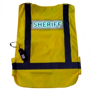 Chaleco de Seguridad con Iluminación <span class=keywords><strong>EL</strong></span> para Patrulla Nocturna Luz <span class=keywords><strong>EL</strong></span> activa, sé visible, sé protegido. Tu guardián en la oscuridad. Recargable - Product Image 1