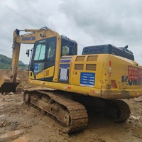 Excavatrice hydraulique Komatsu PC200-11M0 d'occasion de haute qualité, 20 tonnes, machine sur chenilles d'occasion pour les projets d'infrastructure minière