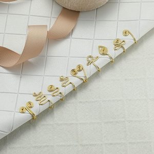 18G Gold Spiral Nose Cuff <strong>Fake</strong> Non-Piercing Nose <strong>Ring</strong> Stainless Steel Body Piercing Jewelry for Women Men - Product Image 3