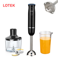 Mixeur Plongeant Électrique - Silencieux, Vitesse Variable, Automatique, pour Smoothies, Portable, pour Usage Domestique et Extérieur