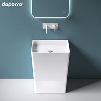 Allemagne Nouveau design WC Sanitaires de salle de bain Vasque sur pied en fonte minérale