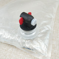 Vanne/robinet/couvercle 20L personnalisé en usine sac en plastique laminé transparent dans une boîte pour l'emballage de jus de boisson liquide au vin