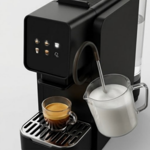 <span class=keywords><strong>Cafetera</strong></span> de Cápsulas en Oferta, Sistema Latte con Espumador de Leche, 1600W, 3KG, Ligera, Compacta, Compatible con Diferentes Marcas de Cápsulas - Product Image 6