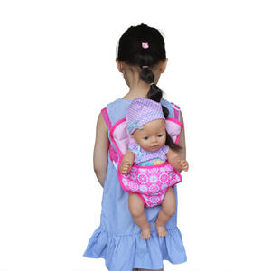 Poupée Reborn de 18 pouces faite à la main pour bébé fille avec sangles en peluche pour enfants, <span class=keywords><strong>porte</strong></span>-jouet modèle de bonne qualité - Product Image 4