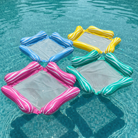 JOYEE Vente en gros Chaise hamac flottante gonflable pour piscine, Lit de piscine gonflable, Flotteur de plage d'été pour adultes