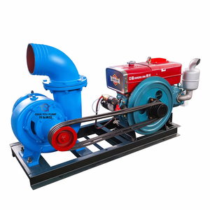 Pompe centrifuge à flux mixte robuste HW 7,5 CV en fer, haut débit pour l'irrigation agricole - Product Image 1