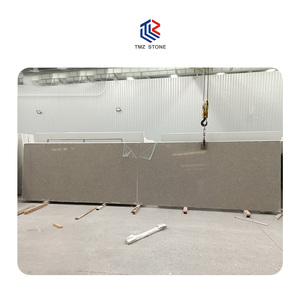 แผ่นควอตซ์เทียม4070เทียมซิมโฟนีสีเทาคุณภาพสูงสำหรับเคาน์เตอร์ห้องครัวและโต๊ะเครื่องแป้งคุณภาพสูง TMZ - Product Image 4