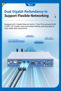 2.4GHz USB COM J1900 fanless Industrial PC DDR3 <span class=keywords><strong>Linux</strong></span> WINS 7เคสอะลูมิเนียม X86 pfsense Firewall Mini PC ฝังมีในสต็อก - Product Image 3