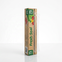 Film alimentaire en PVC de qualité alimentaire avec logo personnalisable, film alimentaire transparent en PVC pour fruits et légumes, rouleau de film alimentaire pour la cuisine et la restauration