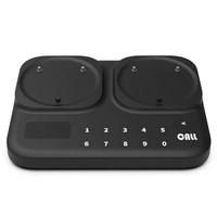 Système d'appel sans fil pour restaurant Système d'appel Double base de chargement Sous-verre Buzzer pour Food Court Food Truck Cafe Shop