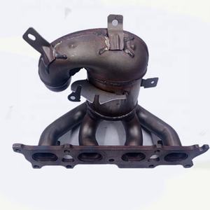 Collecteur d'échappement avec catalyseur intégré neuf pour Peugeot 307 Citroën C4 Catalyseur à trois voies pour - Product Image 1