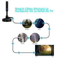 Mise à niveau à Gain élevé 150 Mile HDTV Intérieur Extérieur Chaînes gratuites Récepteur satellite Antenne TV numérique Antenne avec boîte d'emballage