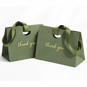 Sacs cadeaux personnalisés en papier kraft avec poignées, logo personnalisé, emballage de luxe pour le shopping, impression offset, impression de remerciement, cadeaux de <span class=keywords><strong>mariage</strong></span> - Product Image 5
