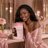 Masque capillaire au collagène Botox sous marque privée, traitement réparateur OEM, au beurre de karité et kératine, hydratant et lissant pour les cheveux