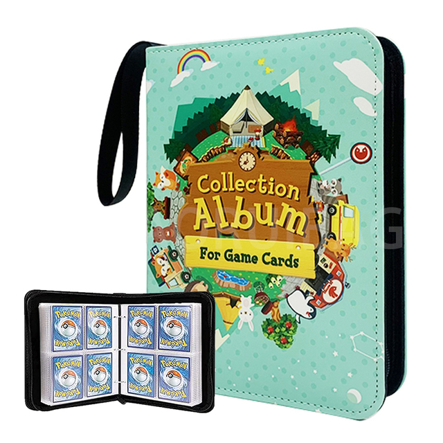 Mini Animal Crossing Amiibo Cards, NFC Tags Game Cards Carrying Case for Card Binder