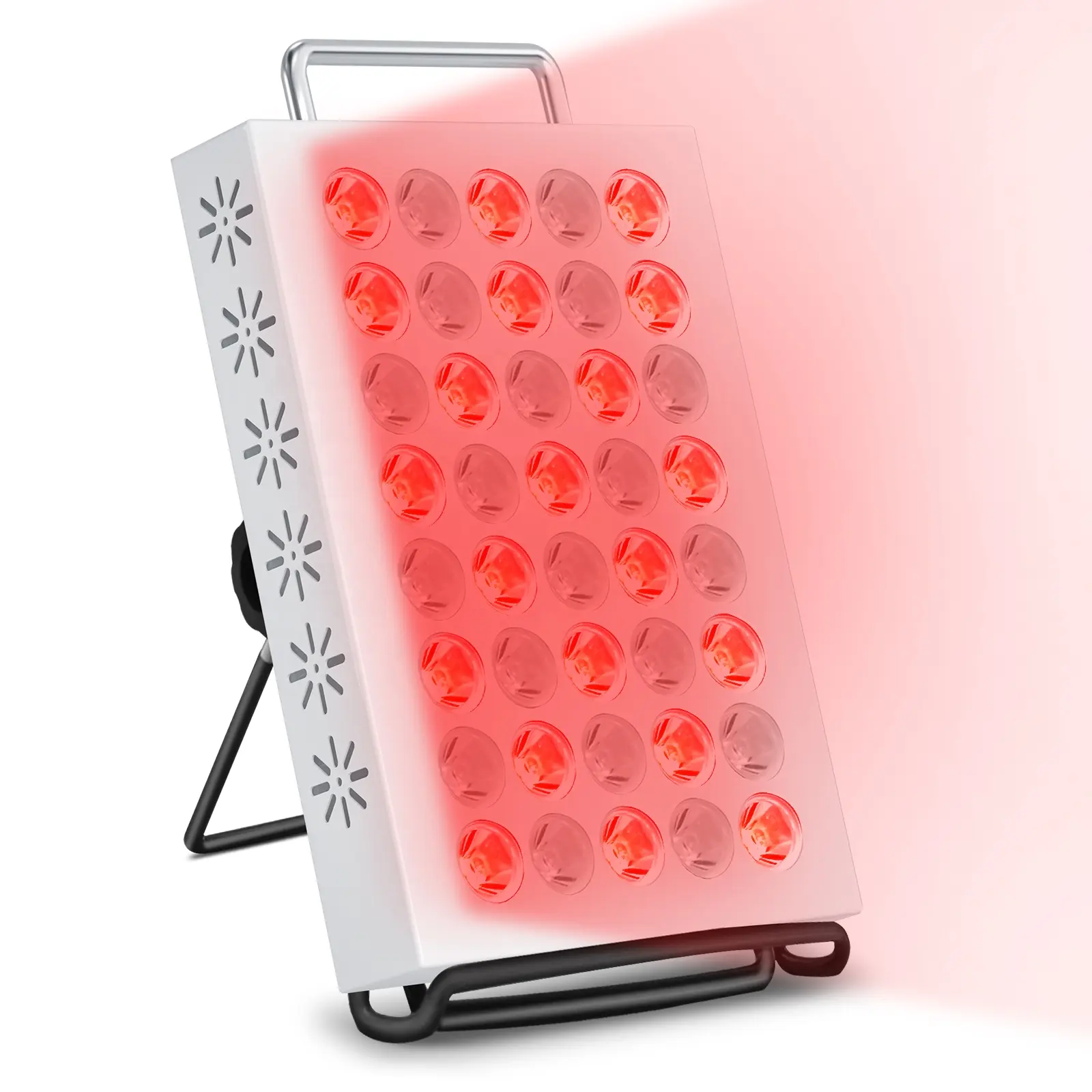 Panel terapi lampu merah, 40LED 660nm dan 850nm lampu Kombo perangkat terapi lampu inframerah untuk kecantikan wajah tubuh pereda nyeri