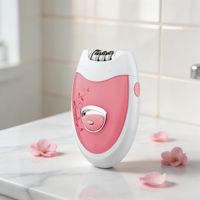Rasoir électrique professionnel portable 2-en-1 pour femme, épilation complète du corps et lime à pieds, pour la maison et la voiture