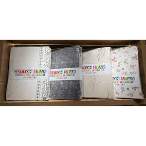 100% Cotton Duvet Cover Set Double Size Patterned Multicolored Sheet & Pillowcase Sets for Daily Use Double <b>Bed</b> - Product Image 2