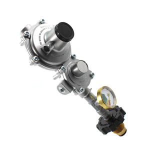 2-х фазный Регулятор пропана пол на входе с манометром для прицепа с прицепом газовый баллон бак 3/8 "NPT - Product Image 5