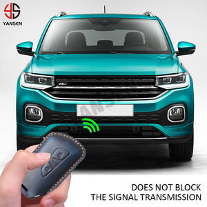 2025 étui à clés de voiture en cuir pour VW Golf 8 MK8 Teramont ID.3 ID.4 ID.5 Skoda <span class=keywords><strong>Enyaq</strong></span> <span class=keywords><strong>iV</strong></span> Octavia <span class=keywords><strong>Seat</strong></span> Leon Auto accessoires - Product Image 3