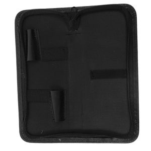 Hair Scissors Bag Hairdressing Comb Storage <b>Pouch</b> Can Storage Two Pieces Scissors Barber PU <b>Leather</b> Scissors Bag - Product Image 1