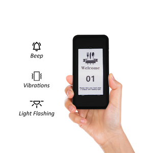<span class=keywords><strong>Wireless</strong></span> Restaurant <span class=keywords><strong>Calling</strong></span> Guest Paging Service Kunde Vibrierende Warteschlange Beeper Coaster Pager - Product Image 6