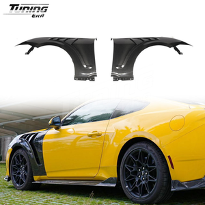 Parafanghi in Fibra di Carbonio con Prese d'Aria a Forma di Pinna di Squalo per <span class=keywords><strong>Ford</strong></span> Mustang S650 GT <span class=keywords><strong>ECO</strong></span> 2024+ Kit di Conversione e Aggiornamento - Product Image 1