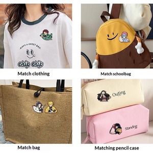 Nueva insignia de aleación de zinc de la serie de animación Ghost Kill Blade, con diseño de protección ambiental, bonita decoración para bolsos y ropa, venta directa. - Product Image 3