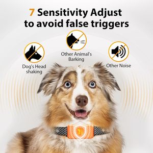 कुत्तों के लिए एडज़िया पर्यावरण अनुकूल कस्टम स्मार्ट एंटी-बार्किंग कॉलर वाटरप्रूफ आईपी 67 रिचार्जेबल छाल नियंत्रण उत्पाद - Product Image 2
