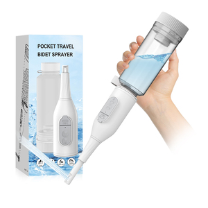 Bouteille de bidet portable en <span class=keywords><strong>ABS</strong></span> et silicone pour voyage, pulvérisateur manuel avec débit de 400-600 ml/min, pour l'hygiène musulmane et post-partum - Product Image 1