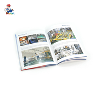 Catalogue de produits personnalisé avec impression OEM, reliure à point de selle, format personnalisé, papier kraft et offset