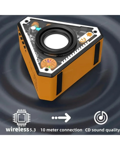 Mini haut-parleur sans fil <span class=keywords><strong>Triangle</strong></span> Cool caisson de basses <span class=keywords><strong>HiFi</strong></span> son Surround extérieur maison Portable haut-parleur sans fil lecteur de musique - Product Image 5