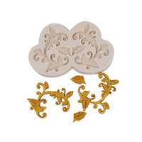Hochwertige symmetrische zarte Spitze Silikon form Kuchen Backen Flüssige Silikon form Zucker Back dekoration Silikon werkzeuge