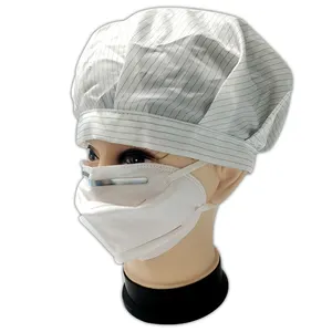 Female Dust Proof ESD Anti-static Cleanroom Working Protective Safety Wear Cap