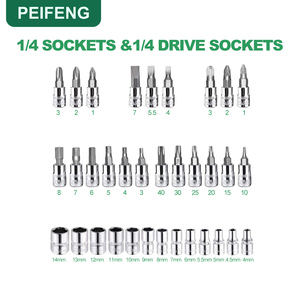 Bộ dụng cụ sửa chữa nhà cửa và ô tô chuyên nghiệp 46 món bằng thép Chrome Vanadium, chất lượng OEM, kèm hộp đựng cứng, bao gồm máy mài, máy khoan, tua vít và dụng cụ cầm tay - Product Image 3