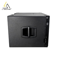 L-solution HDL18-A 18 İnç Metal Subwoofer Güç Amplifikatörü Pasif 1000W/2000W 4 Kanallı Stereo 30Hz-140Hz Frekans Tepkisi