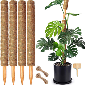 <span class=keywords><strong>Support</strong></span> de <span class=keywords><strong>Plantes</strong></span> Empilable en PVC+<span class=keywords><strong>Bois</strong></span> Anti-Pourriture 12-16 Pouces Écologique Résistant au Vent <span class=keywords><strong>pour</strong></span> Monstera et Bâtons d'Escalade de Jardin Intérieur - Product Image 1