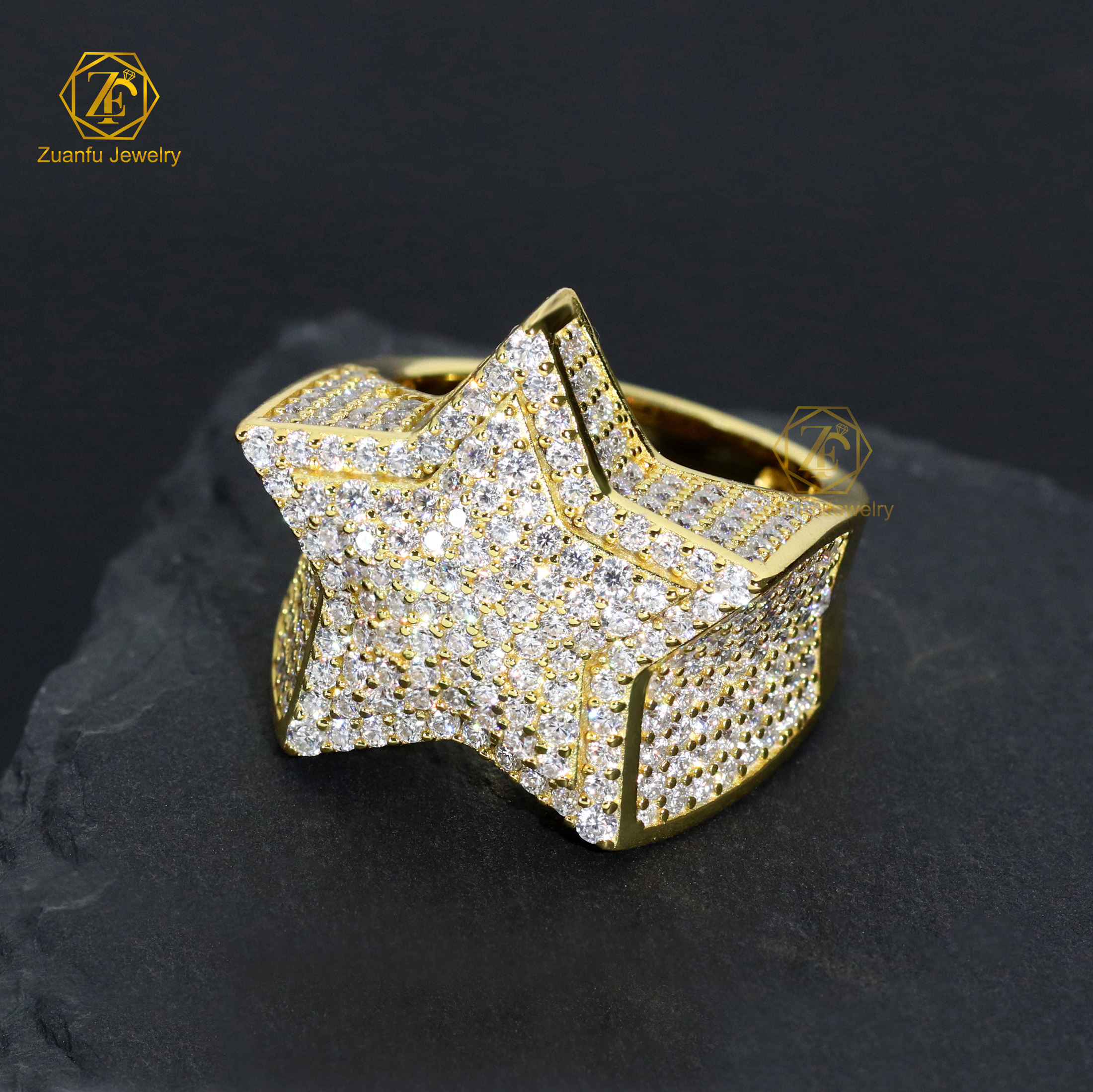 mens moissanite jewelry 925 silver