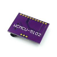 PCM5102A Modul Audio Digital 24-Bit CJMCU-5102 pHAT 3.5Mm Stereo Jack Papan Kartu Suara untuk Raspberry Pi untuk Pembuat Pendidikan