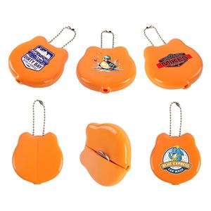 Customized Rubber Squeeze Coin <b>Purse</b>, <b>Cute</b> Cat Shape Coin Pouch Keychain, Coin <b>Purse</b> Holders Business Keychain - Product Image 2