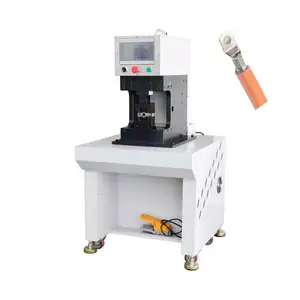 High accuracy servo 30t wire terminal crimping machine for new energy cable production
