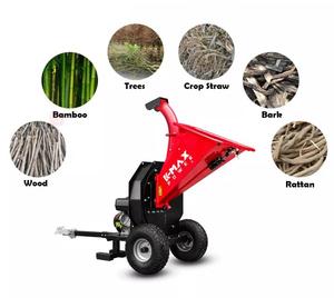 Trituradora de Madera de Alta Calidad con Certificación CE, Trituradora de Huertos con Doble Salida, Motor de 15hp, Trituradora de Ramas Forestales con Certificación CE - Product Image 3