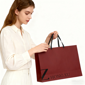 Borsa Tote per Negozio di Abbigliamento Coreano, Borsa Regalo Personalizzata, Stampa su Carta Patinata alla Moda, Ecologica e Riutilizzabile - Product Image 2