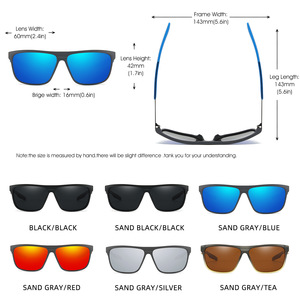 Gafas de sol deportivas coloridas TR90, gafas de sol personalizadas a la moda <span class=keywords><strong>para</strong></span> ciclismo, gafas de sol personalizadas <span class=keywords><strong>para</strong></span> corredores, gafas de sol polarizadas Unisex con logotipo <span class=keywords><strong>para</strong></span> pesca - Product Image 3