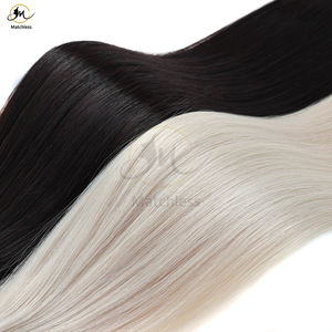 <span class=keywords><strong>Cabello</strong></span> <span class=keywords><strong>chino</strong></span> virgen de trama de máquina de extremos completos de doble estiramiento con cutícula completa espesor intacto y volumen suave larga vida útil - Product Image 3