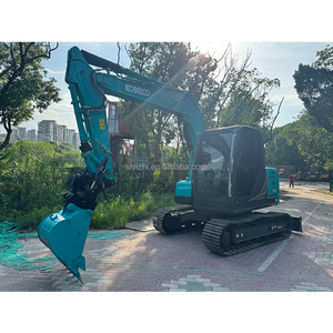 Excavadora Compacta Usada SK75 con Motor y Rotación de 360 Grados, Inclinación Hidráulica y Enganche Rápido para Granja - Product Image 4