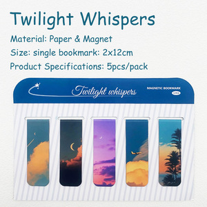 Marcadores Magnéticos Personalizados, Estilo Instagram Cozy Twilight Whispers, Marcadores Creativos Hechos a Mano con Textura Premium - Product Image 3